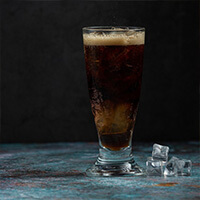 An image of a glass of coke
