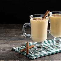 An image of a glass of horchata